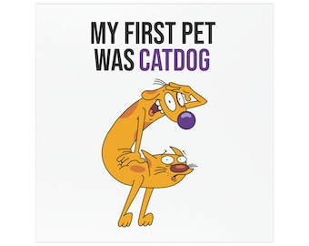 CatDog Magnet: Retro 90s Nickelodeon Cartoon Fandom Merch