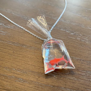 fish in a bag necklace