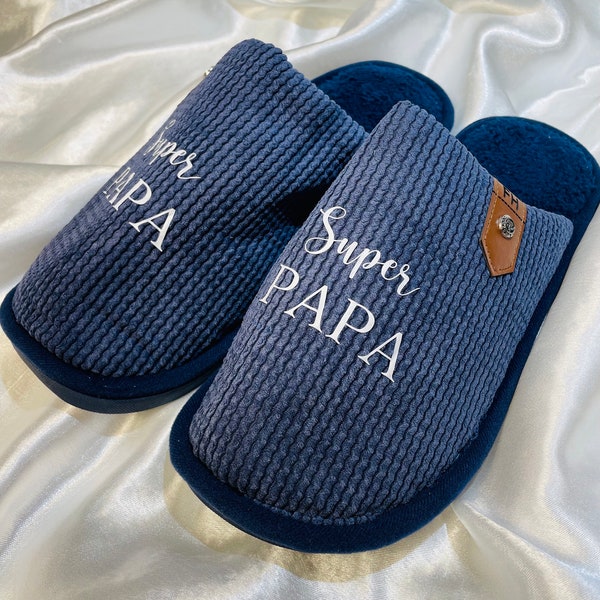 Chaussons homme personnalisé