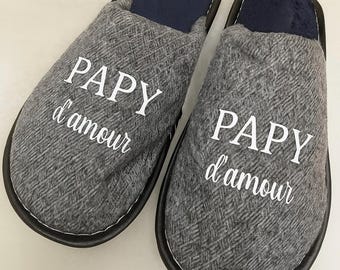 Chaussons Personnalisés Homme – Confort & Élégance à la Maison