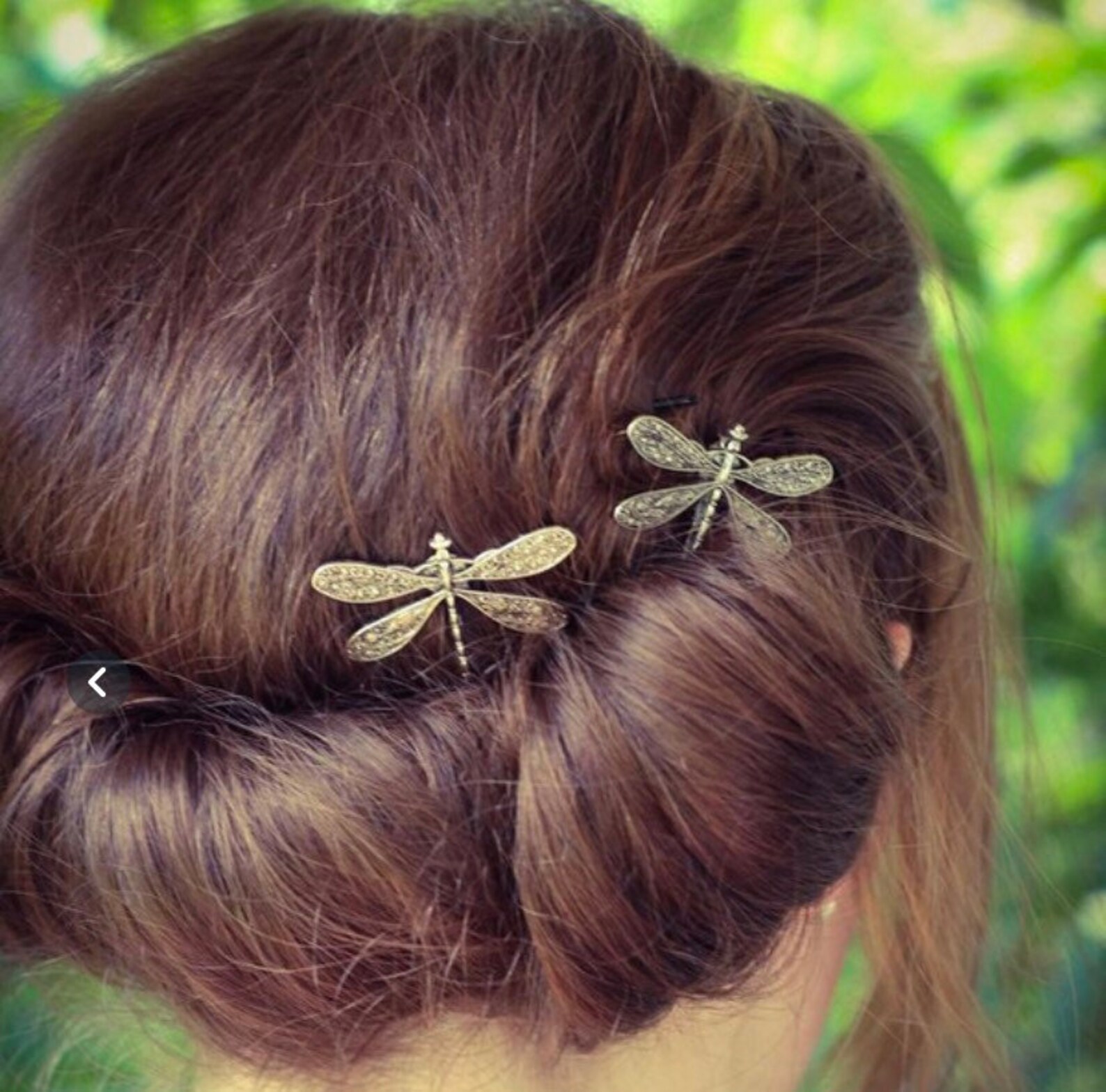 Vintage Style Dragonfly Hair Clip Barrette Slide Accessory Etsy UK