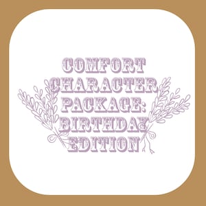 Pack personnage confort : édition anniversaire