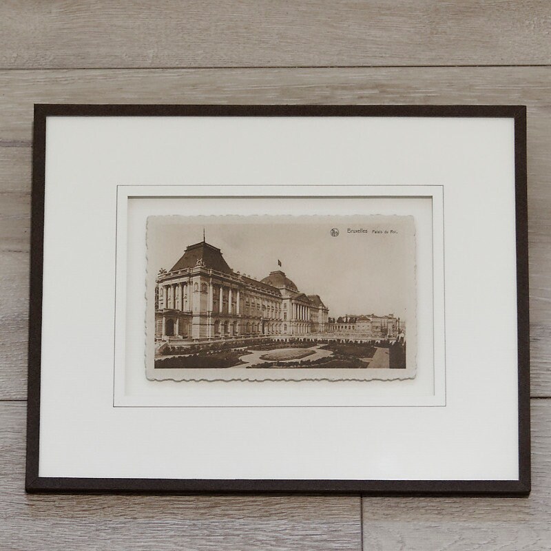 Cadre Carte Postale - Palais Du Roi de Bruxelles