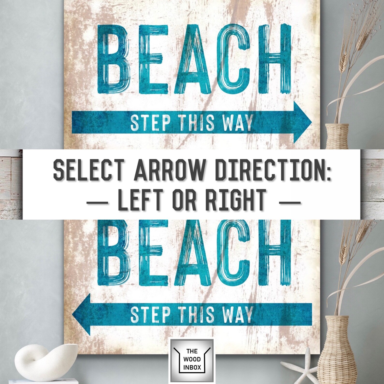 Beach Arrow Sign Custom Beach Sign With Arrow Beach & - Etsy