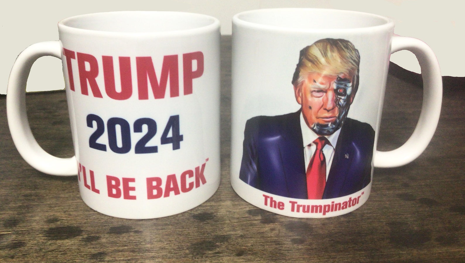 American Made Trump 2024 I'll Be Back Trumpinator Coffee Cup Etsy