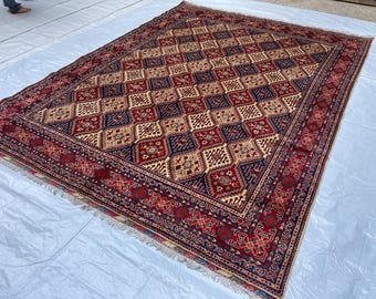 8x11 Brand New Merinos Rug - Fine Turkmen Oriental Rug 8'3x10'8 - Large Handmade Wool Area Rug 250x325 cm - Living Room Dining Table Carpet