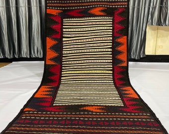 3x7 ft Traditional Rug, Unique Rug, Intricate Rug, Timeless Rug, One of a kind Rug, Artisan Rug, Afghan Decor, Oriental Rug, Geometric Rug