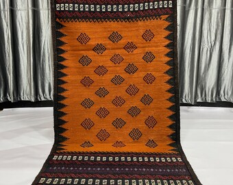 2.4x5 ft Living Room Rug, 2x5 Decor Rug, Rustic Decor, Boho Decor, Tribal Decor, Farmhouse Decor, Room Decor, Eclectic Decor, Bedroom Decor