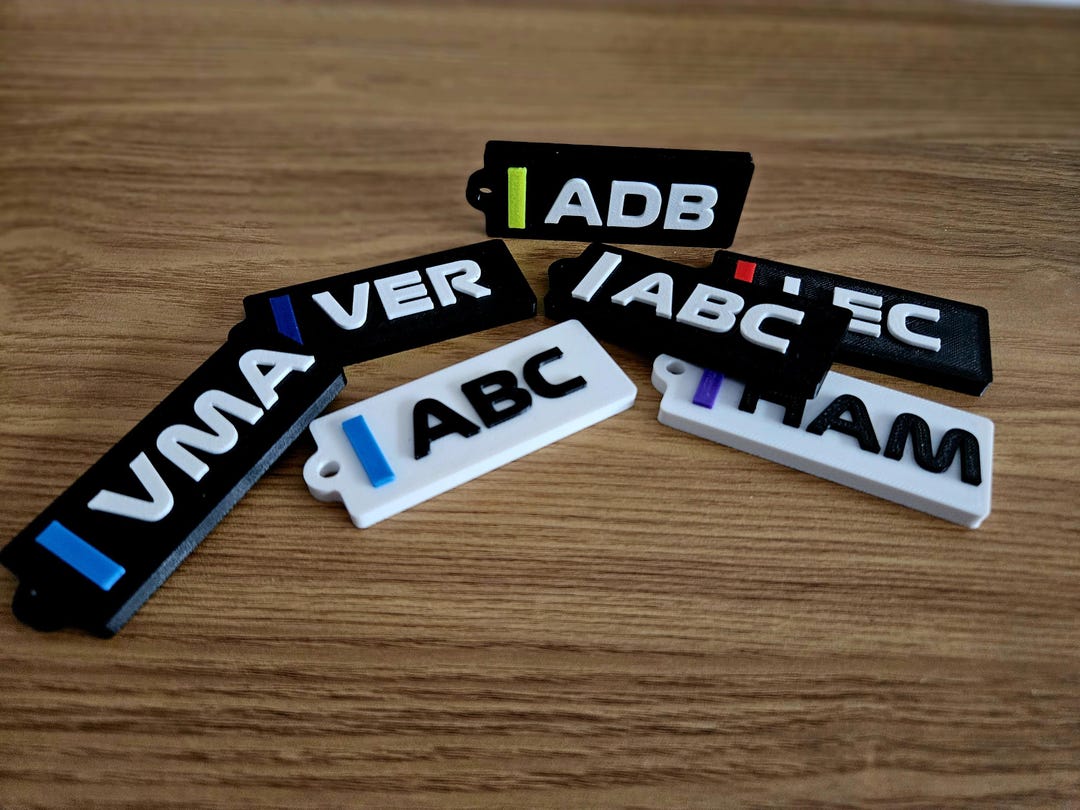 Customizable Motorsport Keyring - F1 - Drivers' Initials - Etsy