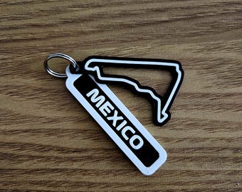 Racing Circuits Keyring - Iconic Motorsport Tracks - Gift