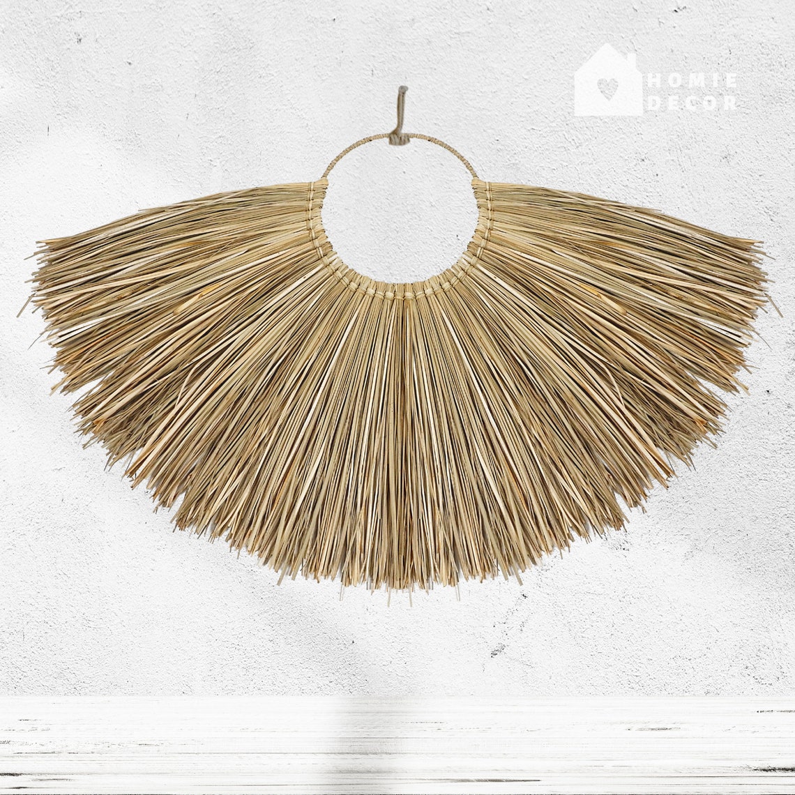 Rustic Wall Decoration Seagrass Wall Décor Handwoven Wall Etsy