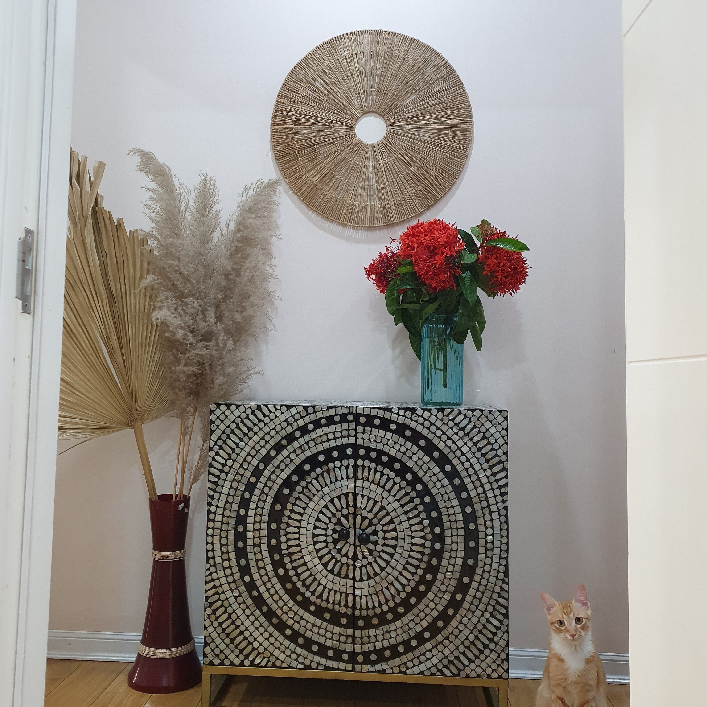 Gabinete de entrada estantes de perilla de gabinete con | Etsy