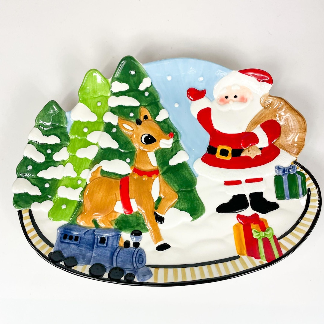 Lenox Primo Ornamento Di Natale Rudolph 2022 Per Neonato - Renna Con Naso Rosso E Dettagli Oro, Metallico - 3