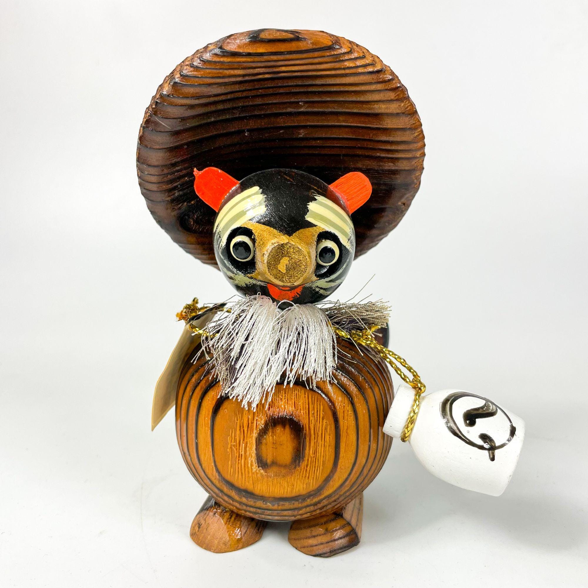Shigaraki-yaki Ninja-Tanuki No.5 Black - Lucky Dolls