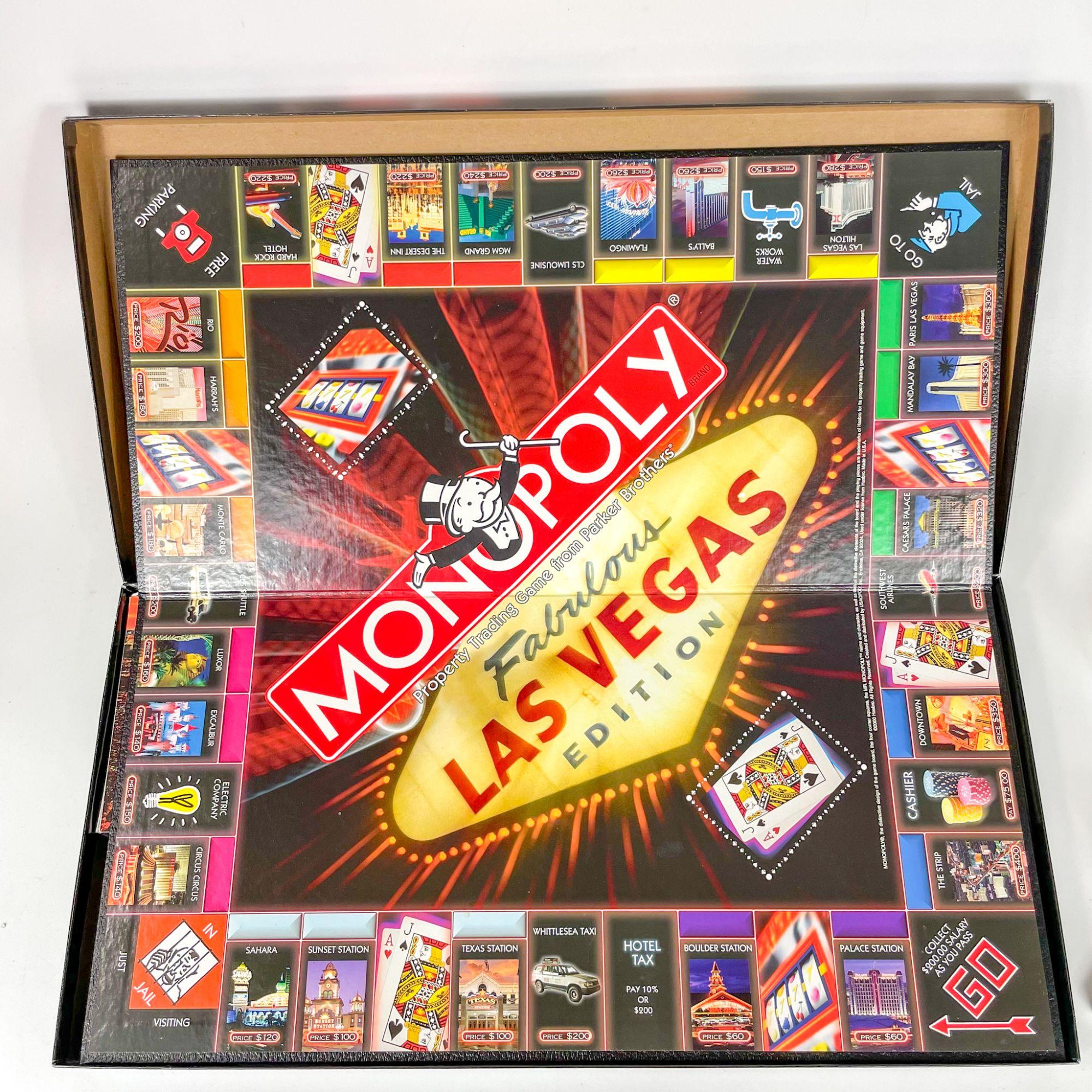 Monopoly Las Vegas Edition Board Game Usaopoly Open Box Complete
