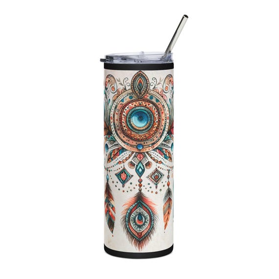 Boho Dreamcatcher Stainless Steel Tumbler | 20oz
