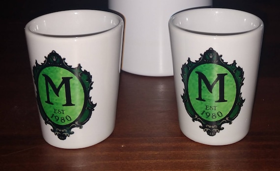 Shot Glass with Letter and Year