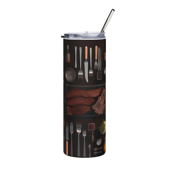 BBQ Tools and Steak Tumbler | Stainless Steel 20oz