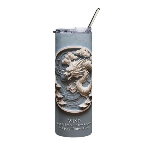 Wind Dragon Tumbler | 20oz Stainless Steel Travel Cup