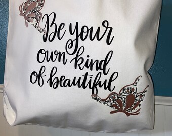 Extra Large White Canvas Tote