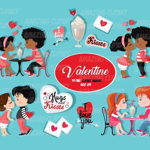 Couples in love. Valentine kids clipart, My Cute Valentine, Valentine&#39;s Day clipart