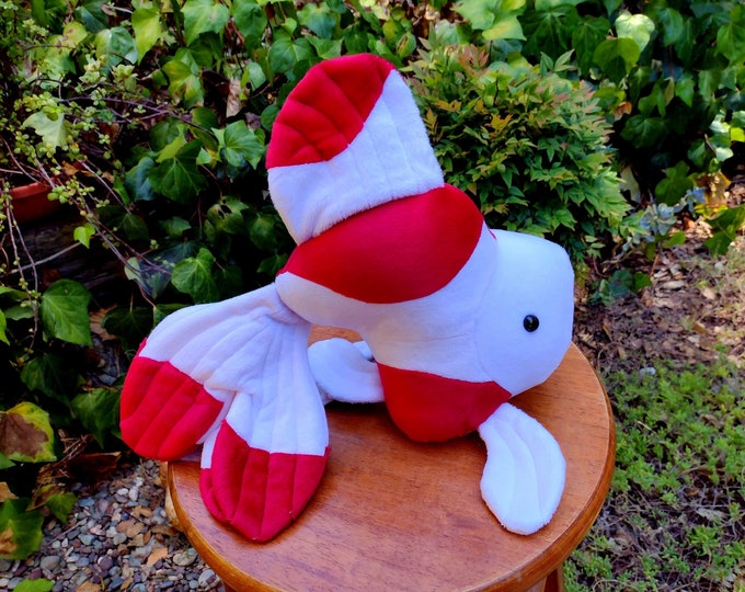 Special Fantail Ryukin Goldfish Plush Animal Fish Etsy