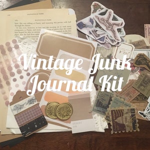 Vintage Junk Journal Kit