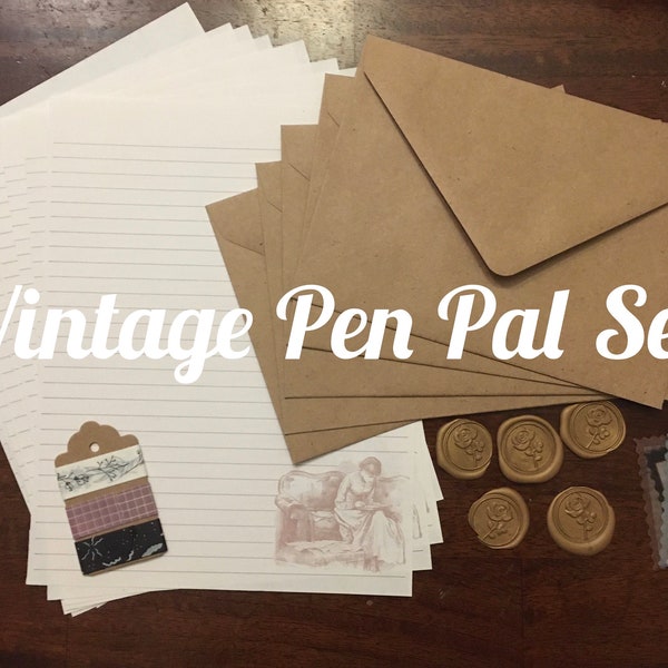 Vintage Pen Pal Set