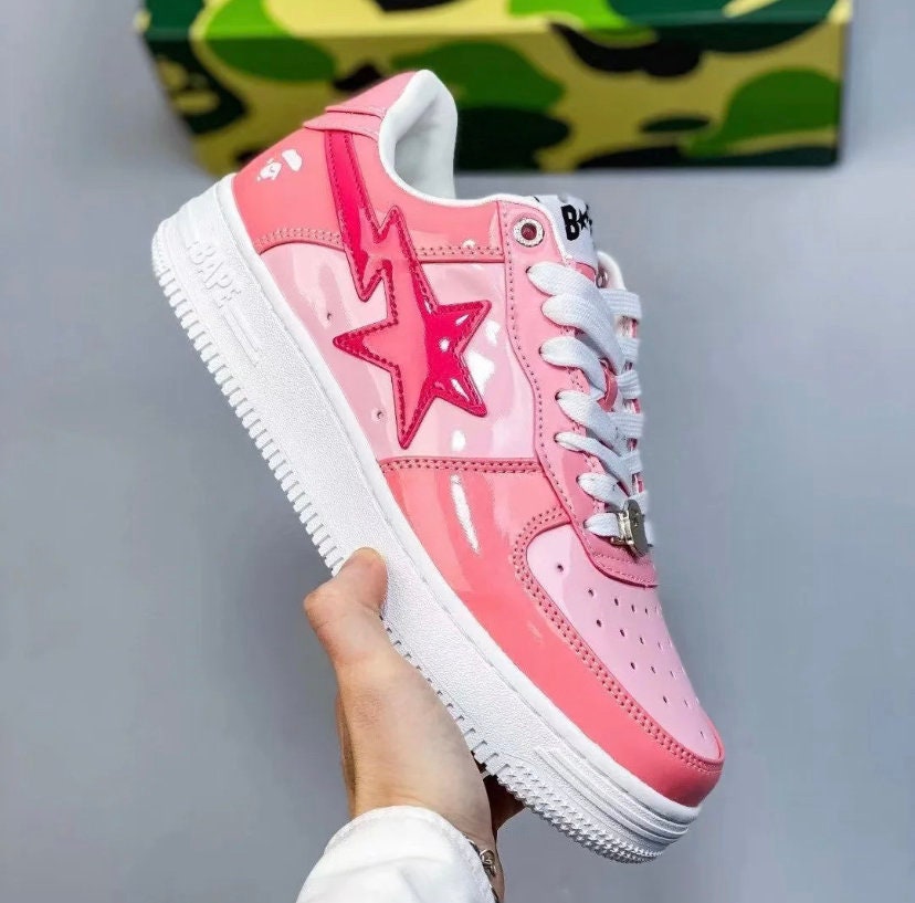 Bapesta pink shoes - Etsy.de