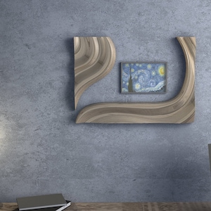 Parametric Wall Decor 16 - STL file for CNC router and 3D printing