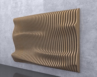 Parametric Wall Art [09] CNC Files | Modern Wooden Wall Panel DXF | Digital Download