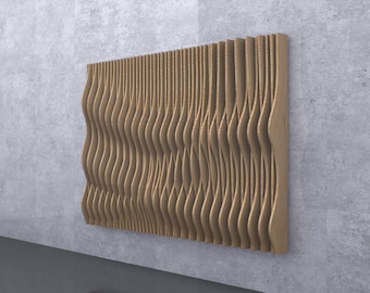 Parametric Wall Art [05] CNC Files | Modern Wooden Wall Panel DXF | Digital Download