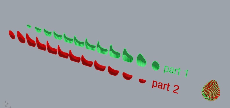 Drewniane meble parametryczne faliste 07 Fotel cięty siatką / pliki CNC do cięcia zdjęcie 9