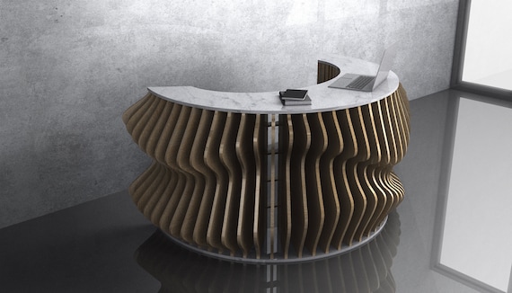 Parametric reception desk deals