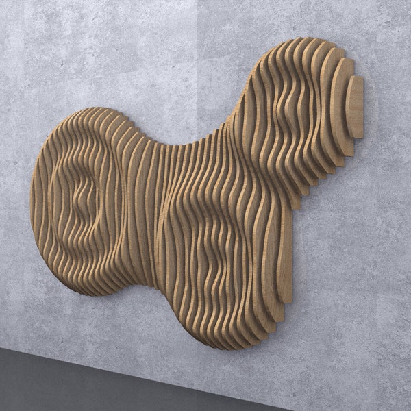 Parametric Wavy Wooden Wall Decor - Etsy