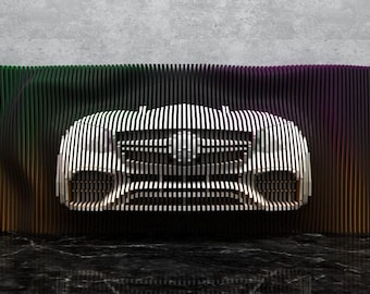 パラメトリック・スポーツカー・ウォールアート [57] CNCファイル