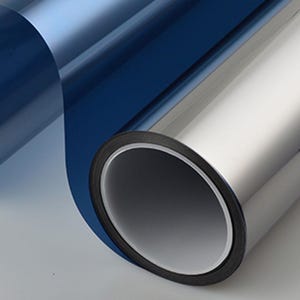 Heat and UV Reflective Window Film - Decorative Privacy Tint for Home & Office, Anti-Glare  Energy Saving (20in Wide)