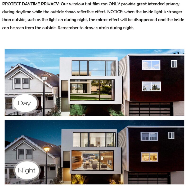 Window Film Home Tint Reduce Glare Solar Reflective Glass Etsy