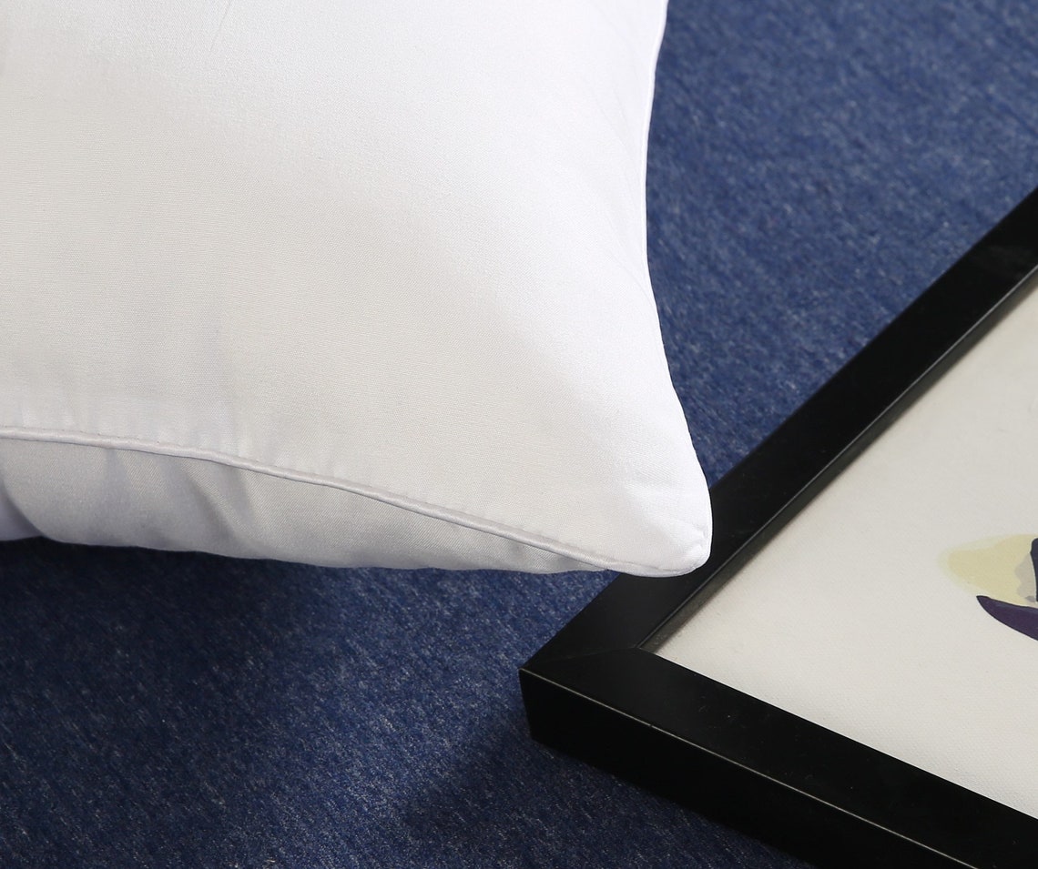 Zippered Pillow Insertfilled Microfiber Zippered Pillow Case Etsy