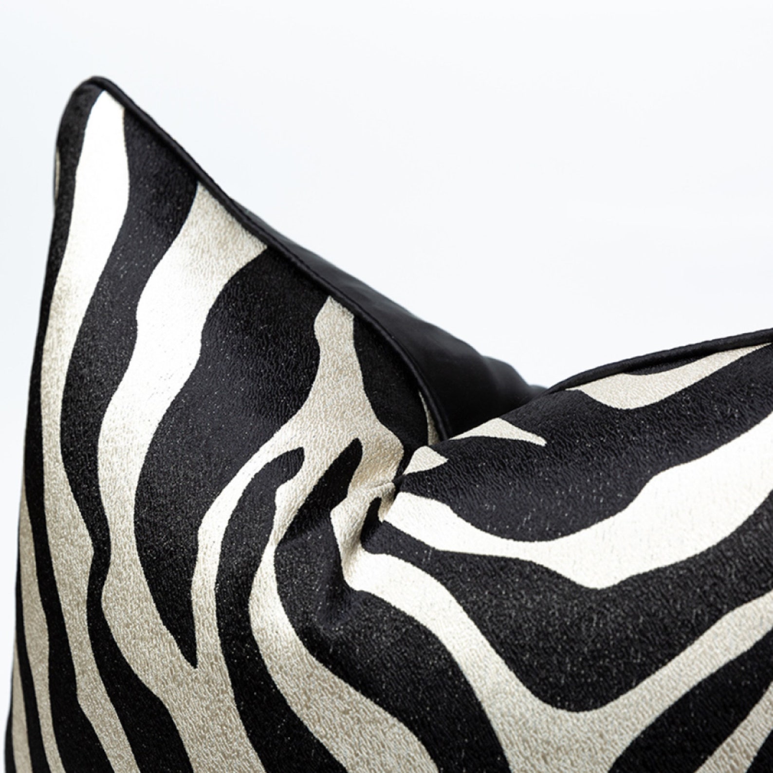 Free Shipping Zebra Stripe Jacquard Pillows luxury Living Etsy