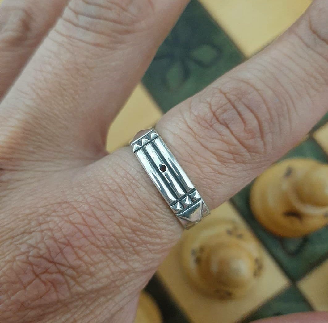 forma Moda Isaac Atlantis Ring in 925 Sterling Silver/ Sterling Silver Atlántis - Etsy Norway