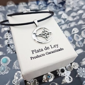 Pendentif Lune et Noeud de Sorcière/ Pendentif Noeud de Sorcière