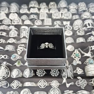 Mini winged skull ring image 1