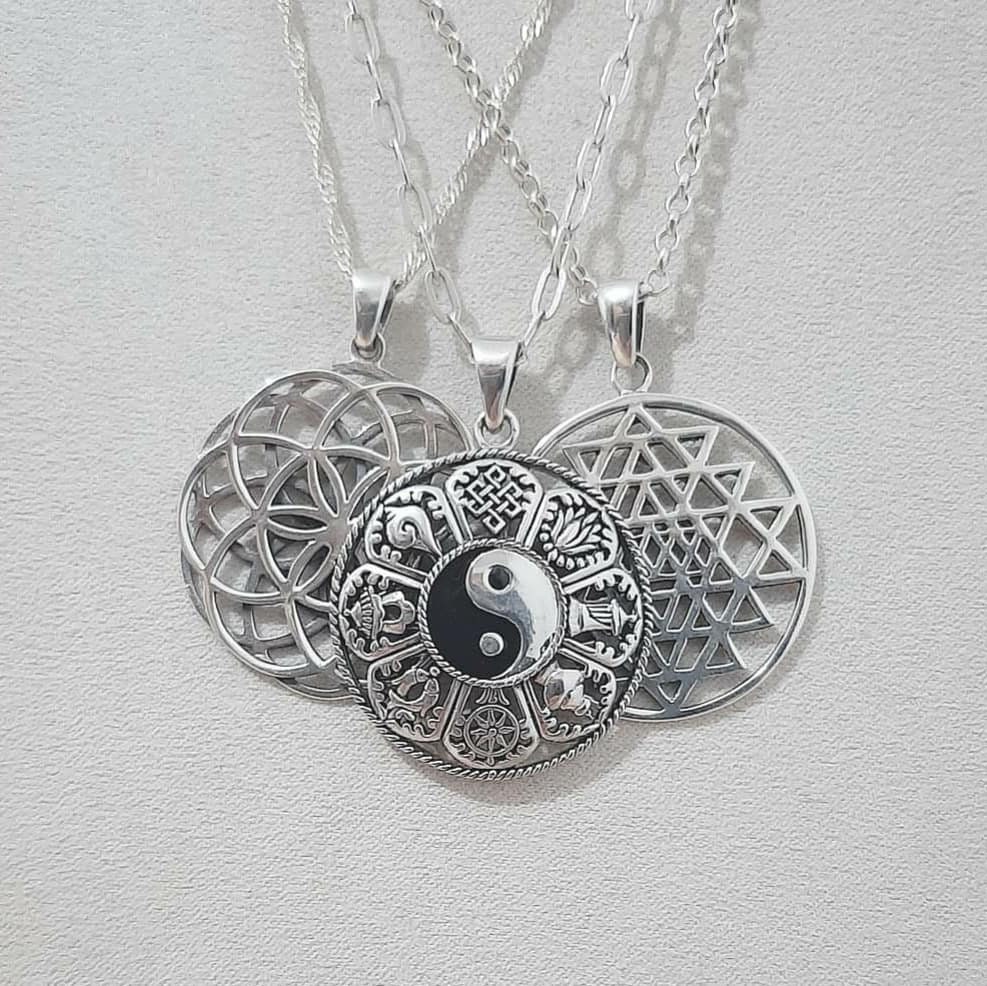 Yin Yang Pendant Etsy