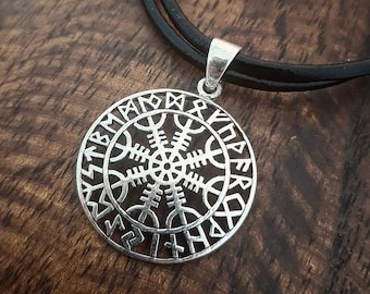 Vegvisir pendant made of 925 sterling silver/ Sterling Silver Vegvisir Pendant / Sterling Silver Viking Pendant