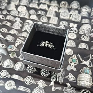 Mini winged skull ring image 5