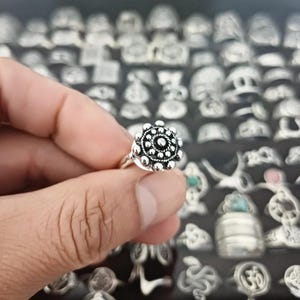 Anillo botón charro