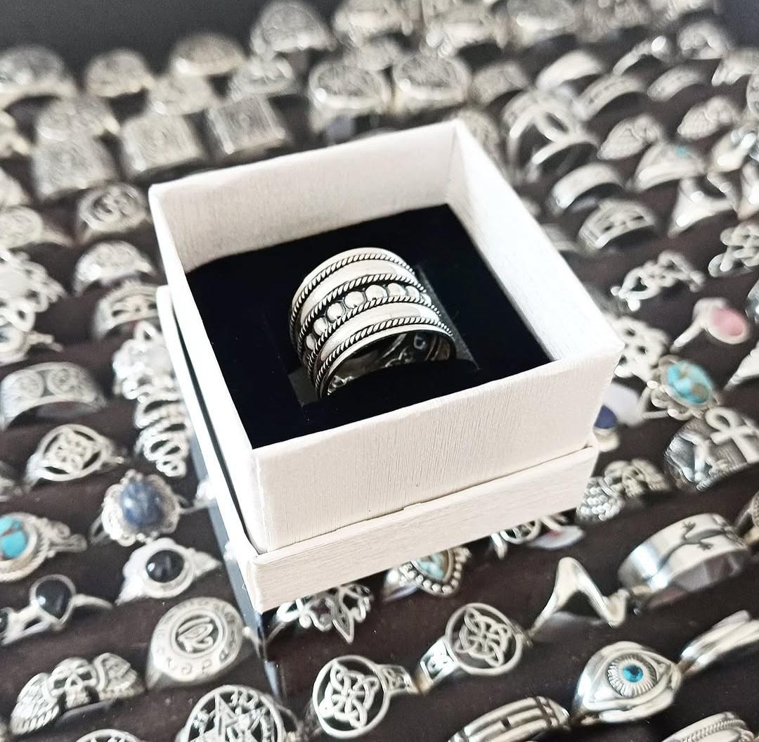 Bali Ring Made of 925 Sterling Silver/ Sterling Silver Bali Ring - Etsy