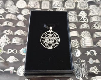 Tetragrammaton pendant made of 925 Sterling Silver