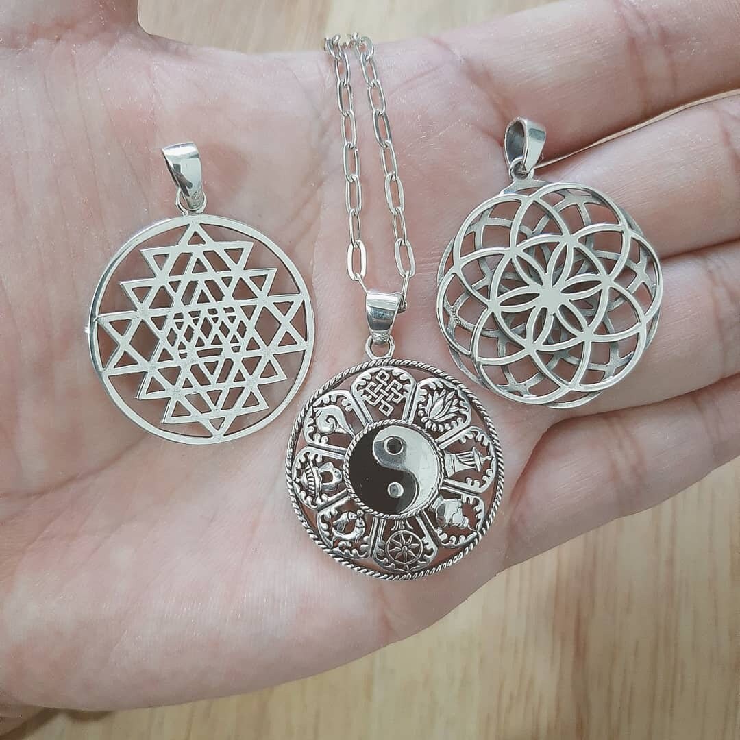 Yin Yang Pendant Etsy